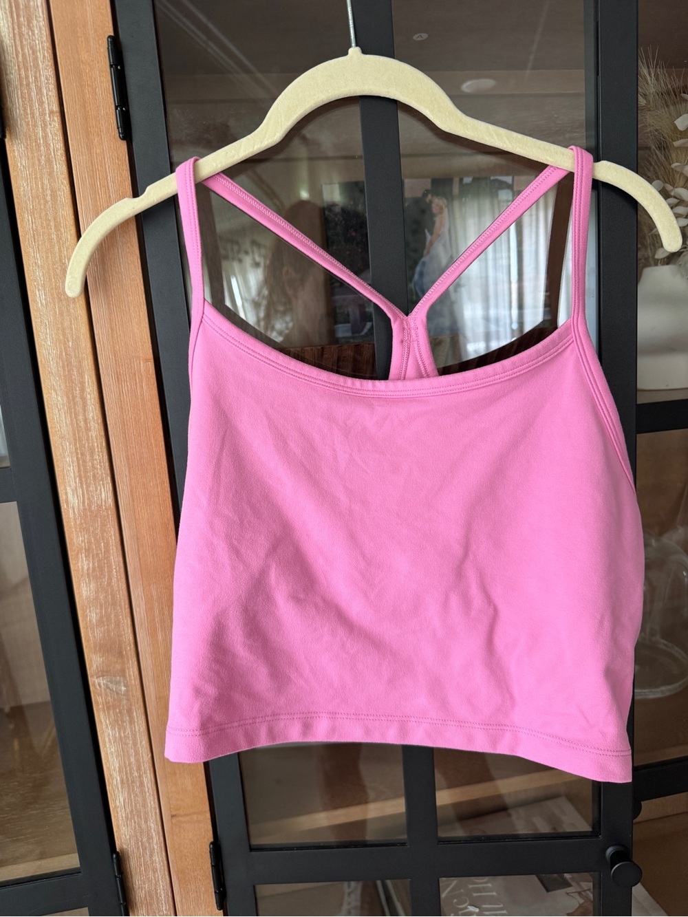 Aerie Recharge sports bra long line tank top The Hugger planet pink bubblegum - Picture 2 of 7
